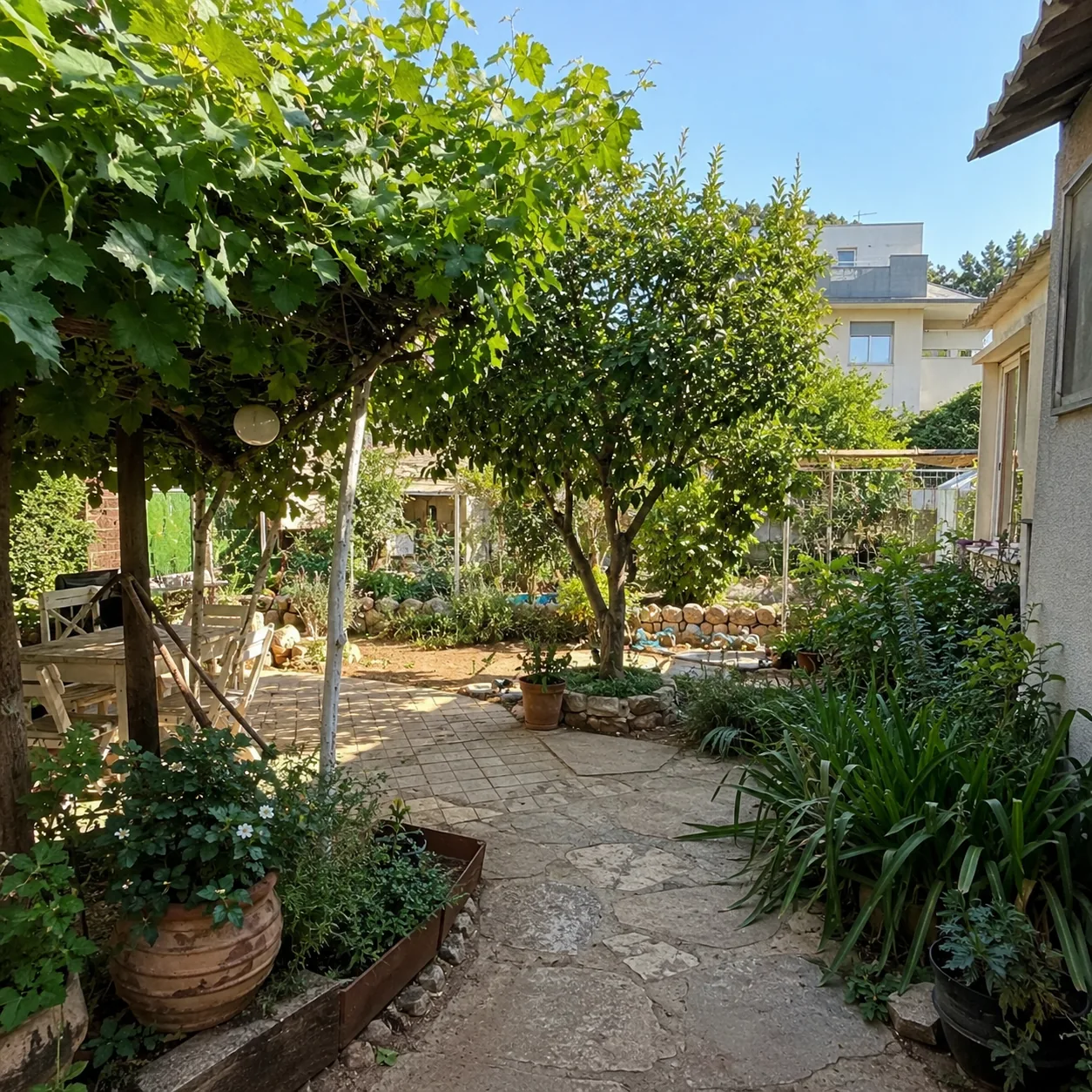 גינה ביתית בראשון לציון בעיצוב פרדייז גינון