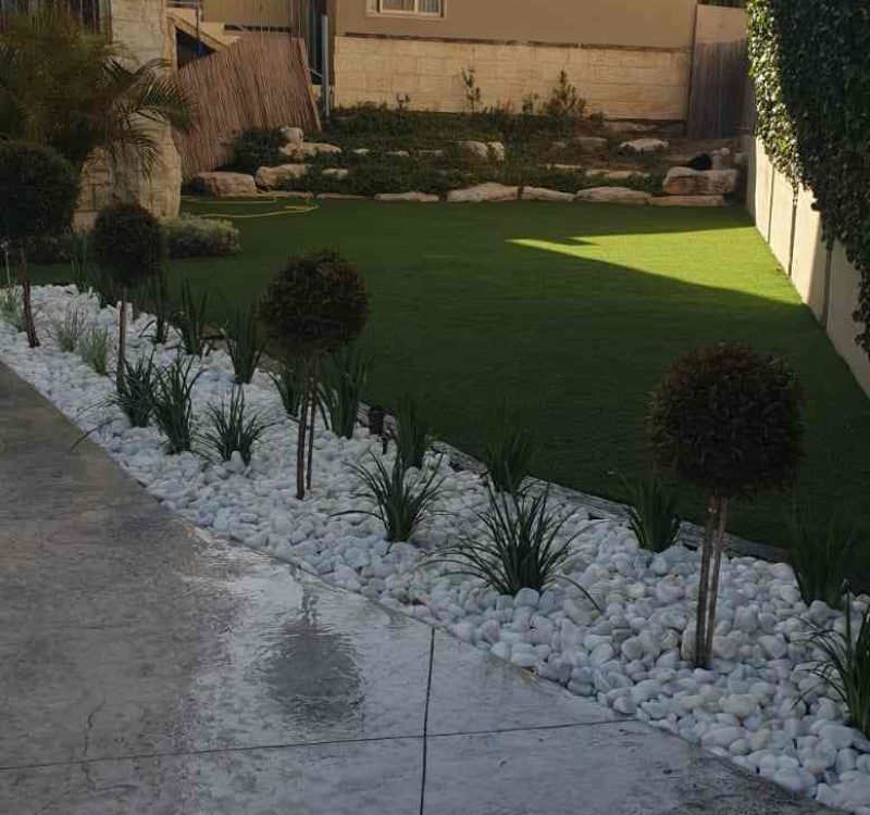 הקמת גינה פרטית בקריית גת