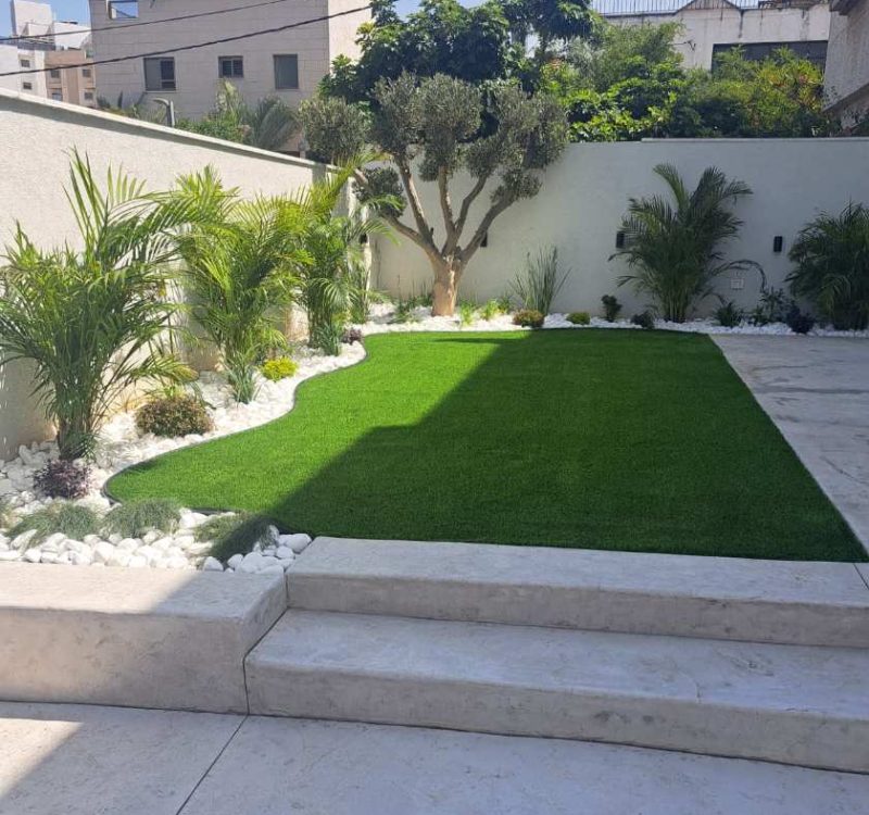 עיצוב גינות בגן יבנה